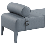 Кушетка Cuba из натуральной кожи с валиком  варинант исполнения - 3 | Loft Concept в Рязани