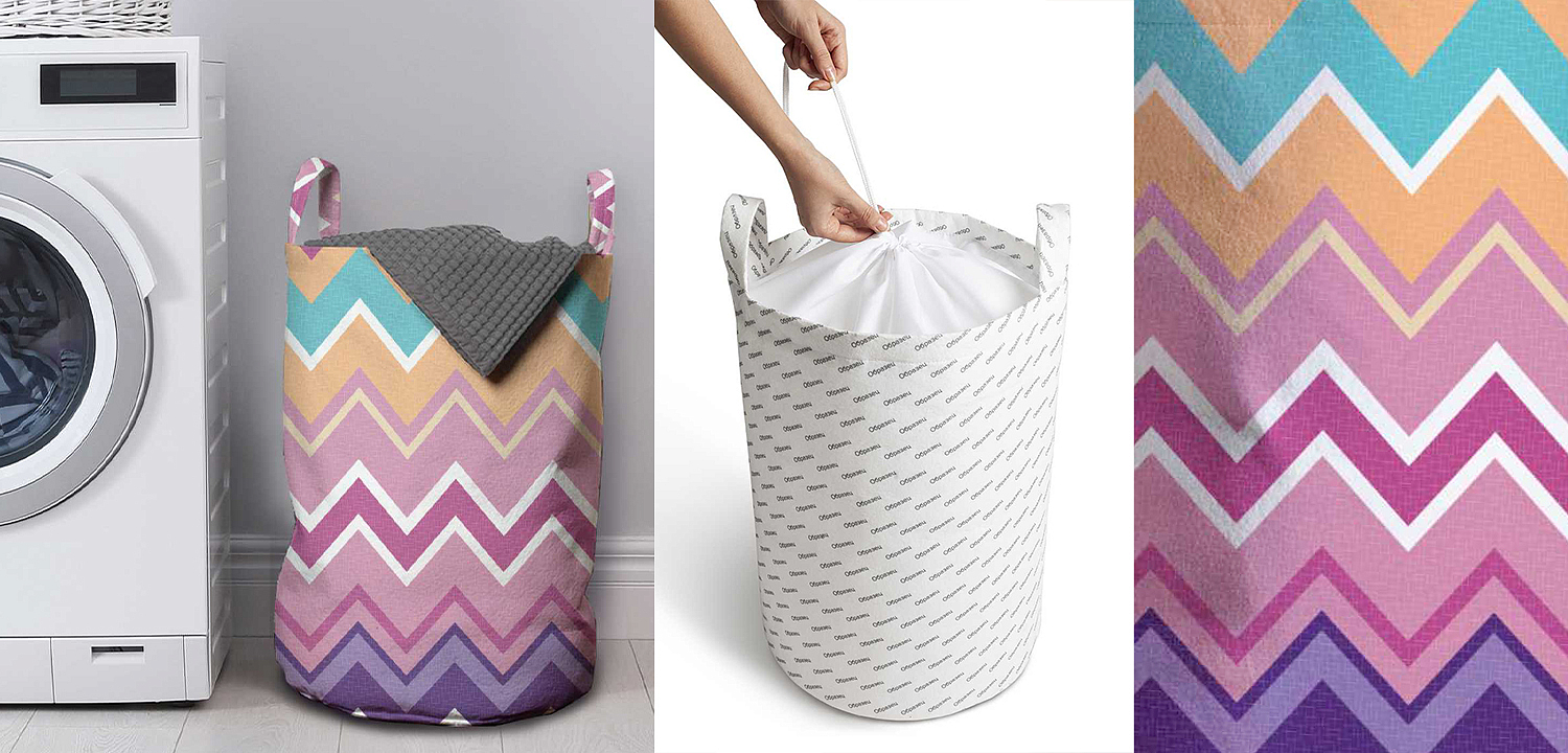 Корзина Color Zigzag Basket Корзина Color Zigzag Basket - Loft-Concept в Рязани