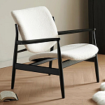 Кресло с каркасом и ножками из древесины и мягкими сиденьем и спинкой Venice варинант исполнения - 2 | Loft Concept в Рязани