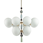 Люстра со вставками из керамики SkyEast 12 ламп варинант исполнения - 1 | Loft Concept в Рязани