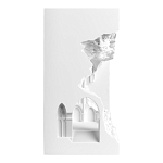 Встраиваемый в стену гипсовый светильник под покраску с эффектом разрушенной стены Antiquity Athena варинант исполнения - 4 | Loft Concept в Рязани