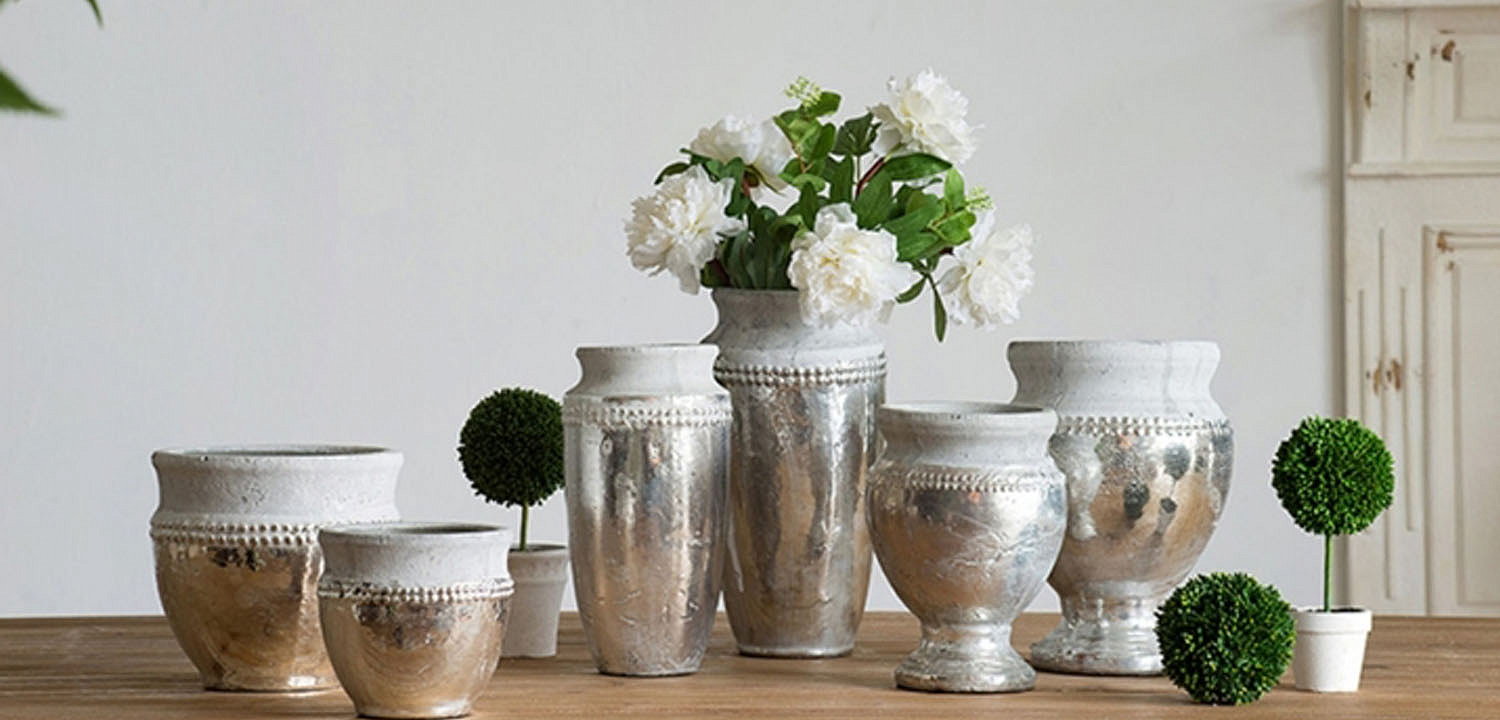Ваза Vase Argenta silver 27 Ваза Vase Argenta silver 27 - Loft-Concept в Рязани