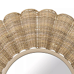 Зеркало круглое в плетеной раме Reed Mirror варинант исполнения - 2 | Loft Concept в Рязани