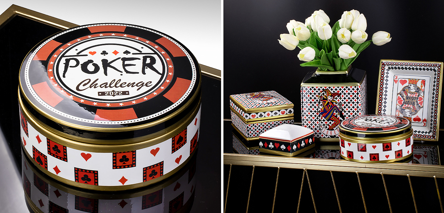 Шкатулка Poker Collection Box Шкатулка Poker Collection Box - Loft-Concept в Рязани