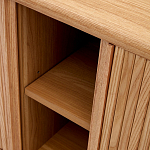 Буфет с 2-мя раздвижными дверцами из ясеневого шпона Toinette варинант исполнения - 3 | Loft Concept в Рязани