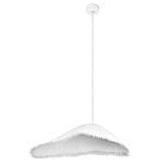 Подвесной светильник с асимметричным волнообразным абажуром и фактурной бахромой по краю Tactile Line варинант исполнения - 4 | Loft Concept в Рязани