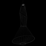 Подвесной светильник из металла Geometry of Beauty варинант исполнения - 4 | Loft Concept в Рязани