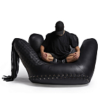 Дизайнерское кожаное кресло в форме руки Poltronova Joe Whip Armchair варинант исполнения - 8 | Loft Concept в Рязани