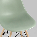 Пластиковый стул на ножках из массива бука Eames Mint варинант исполнения - 7 | Loft Concept в Рязани