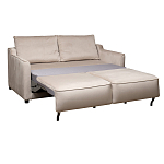 Диван двухместный раскладной светло-серый с кантом Pride варинант исполнения - 2 | Loft Concept в Рязани