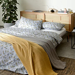 Постельное белье из сатина с рисунком 200х220 см Aurora Allure Sprout варинант исполнения - 3 | Loft Concept в Рязани