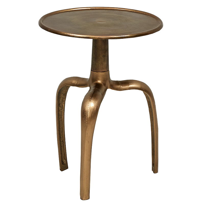 Приставной стол Hercule side table Винтажная латунь в Рязани | Loft Concept 