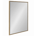 Зеркало прямоугольное в фактурной золотой раме Reflective Fabric варинант исполнения - 1 | Loft Concept в Рязани