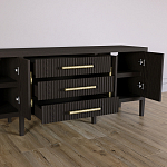 Большая VT-тумба Primo шпон темный орех варинант исполнения - 5 | Loft Concept в Рязани