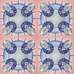 Плитка дизайнерская с узором Экипаж варинант исполнения - 1 | Loft Concept в Рязани