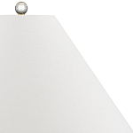 Настольная лампа овальная с тропическим принтом Stylized Aalm Leaves Motif варинант исполнения - 3 | Loft Concept в Рязани