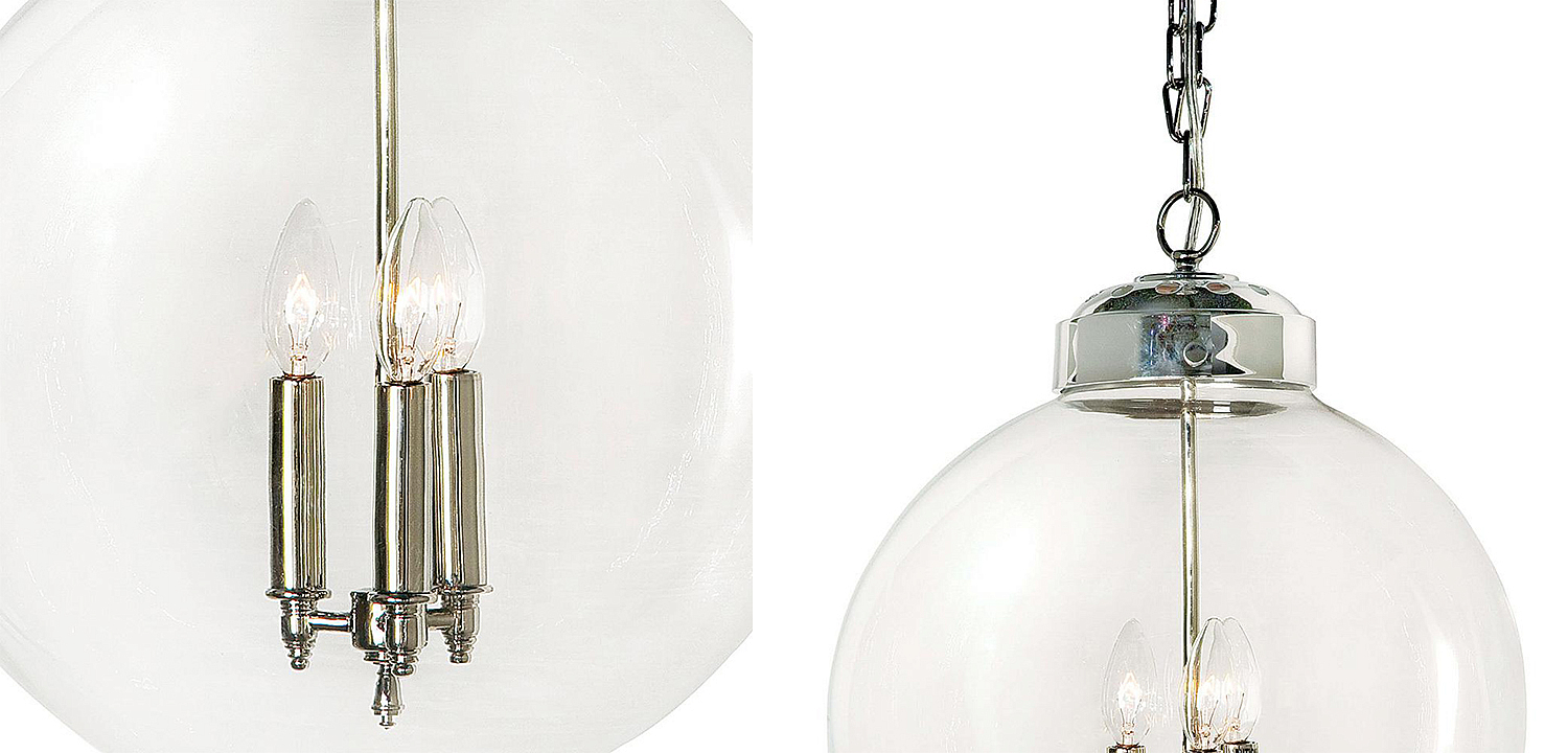 Подвесной светильник Conor Globe Hanging lamp Silver Подвесной светильник Conor Globe Hanging lamp Silver - Loft-Concept в Рязани