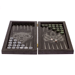 Подарочные нарды из натурального камня с гравировкой Backgammon from Stone варинант исполнения - 2 | Loft Concept в Рязани