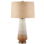 Настольная лампа фарфоровая с узором на корпусе Junction Place варинант исполнения - 3 | Loft Concept в Рязани