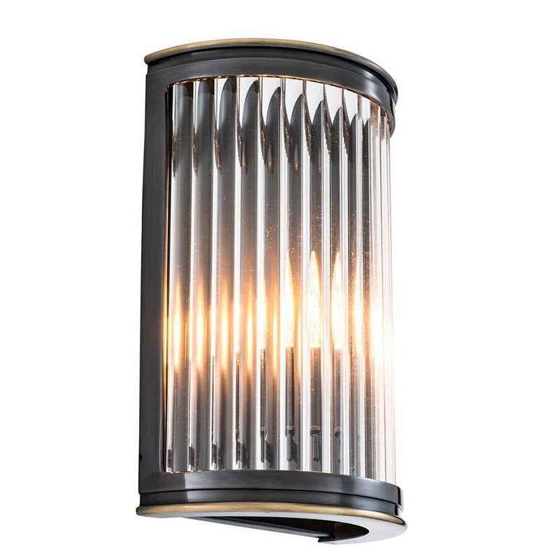 Бра Wall Lamp Alice Темная бронза Прозрачное Стекло Бра Wall Lamp Alice Темная бронза Прозрачное Стекло в Рязани | Loft Concept