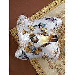 Шкатулка фиолетового цвета с рисунком бабочек и крышкой с фигуркой птицы на ветке Eden Garden варинант исполнения - 9 | Loft Concept в Рязани