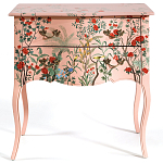 Комод розовый с росписью Цветы L.XV CHEST OF DRAWERS Flowers варинант исполнения - 1 | Loft Concept в Рязани