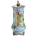 Ваза из фарфора с птицей на бронзовой ветке Garden of Eden варинант исполнения - 3 | Loft Concept в Рязани