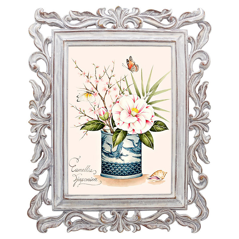 Постер Sakura Branch Poster Мульти Белый винтажная патина Постер Sakura Branch Poster Мульти Белый винтажная патина в Рязани | Loft Concept