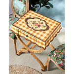 Приставной столик с ящиком в стиле ретро Vintage Rustic Tablecloth варинант исполнения - 7 | Loft Concept в Рязани