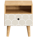 Прикроватная тумба с изображением на ящике Elise Nightstand варинант исполнения - 6 | Loft Concept в Рязани