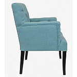 Кресло Addison Chic Armchair blue flax варинант исполнения - 1 | Loft Concept в Рязани