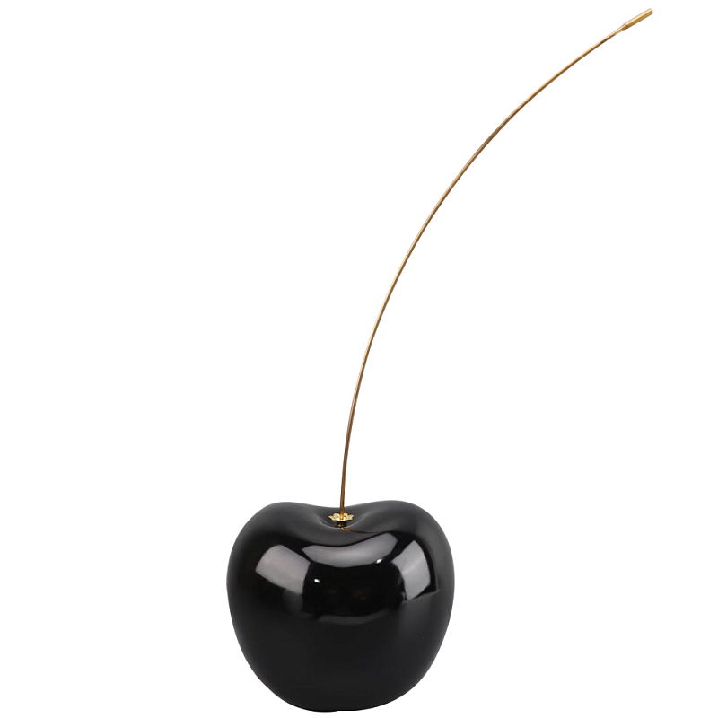 Декоративная статуэтка вишня Cherry Black Statuette Черный Золотой Декоративная статуэтка вишня Cherry Black Statuette Черный Золотой в Рязани | Loft Concept