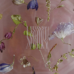 Шкатулка из эпоксидной смолы с цветами розовая Epoxy Resin Square Box Pink варинант исполнения - 3 | Loft Concept в Рязани