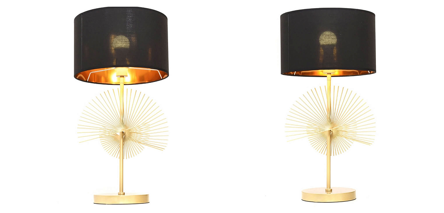 Настольная лампа Genoveva Table lamp black Настольная лампа Genoveva Table lamp black - Loft-Concept в Рязани