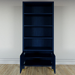 Книжный Стеллаж Elsa Dreams Blue с задней стенкой варинант исполнения - 4 | Loft Concept в Рязани