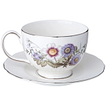 Чайный сервиз из фарфора с рисунком цветов на 6 персон 14 предметов Garden Whisper Porcelain Set  варинант исполнения - 3 | Loft Concept в Рязани