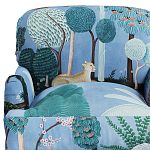 Дизайнерское классической формы на колесиках Trumann Armchair варинант исполнения - 4 | Loft Concept в Рязани