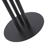 Настольная лампа с тремя прозрачными куполообразными плафонами и черным металлическим основанием Flos Wireline Lighting варинант исполнения - 2 | Loft Concept в Рязани