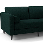 Мебельная ткань Шенилл темно-зеленый цвет 138 см T4-36 варинант исполнения - 10 | Loft Concept в Рязани