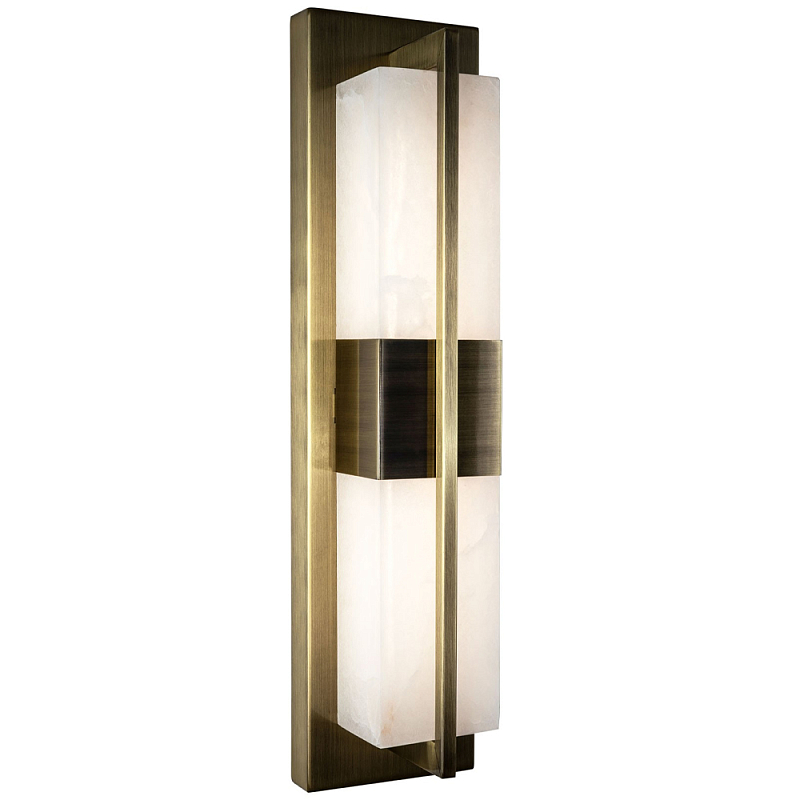 Бра Tommaso Bronze Marble Wall Lamp Бронза Белое матовое стекло Бра Tommaso Bronze Marble Wall Lamp Бронза Белое матовое стекло в Рязани | Loft Concept