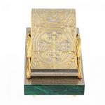 Подставка для телефона из натурального камня малахит Natural Stone Stand варинант исполнения - 3 | Loft Concept в Рязани