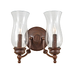 Бра с 2-мя стеклянными плафонами с пузырьками Feiss варинант исполнения - 1 | Loft Concept в Рязани