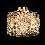 Потолочный светильник круглый с прозрачными подвесками Lunet варинант исполнения - 2 | Loft Concept в Рязани