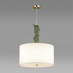 Подвесной светильник с декором в виде кактуса из керамики Opuntia D45 см варинант исполнения - 4 | Loft Concept в Рязани