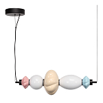 Подвесной светильник фигруный с керамическими элементами 18W LED Fragrant Light варинант исполнения - 3 | Loft Concept в Рязани