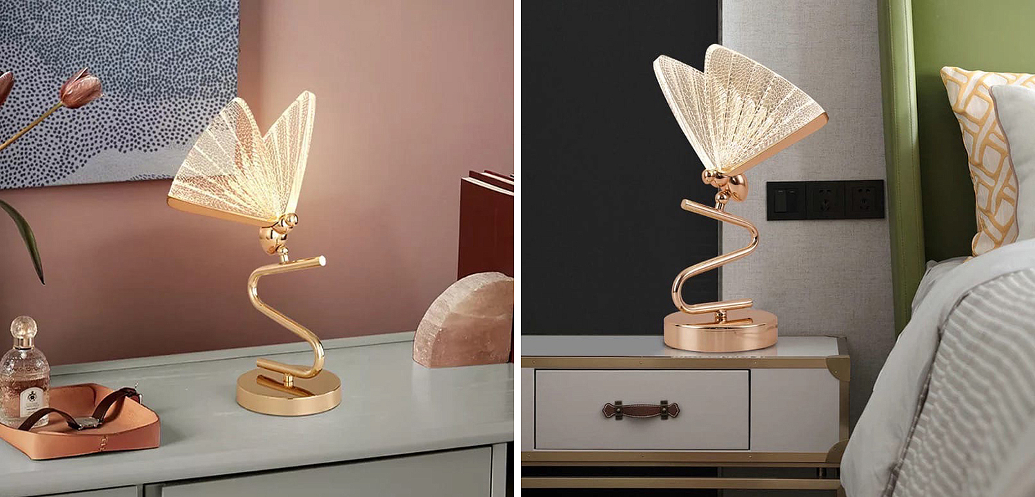 Ночник с Бабочкой Butterfly Table Lamp A Ночник с Бабочкой Butterfly Table Lamp A - Loft-Concept в Рязани