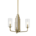  Люстра с прозрачными рифлеными цилиндрическими плафонами Kichler варинант исполнения - 1 | Loft Concept в Рязани