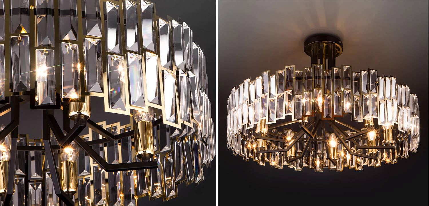 Потолочная люстра Darkness Chandelier gold 71 Потолочная люстра Darkness Chandelier gold 71 - Loft-Concept в Рязани