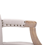 Кресло Aubrey Classical Armchair beige flax варинант исполнения - 4 | Loft Concept в Рязани