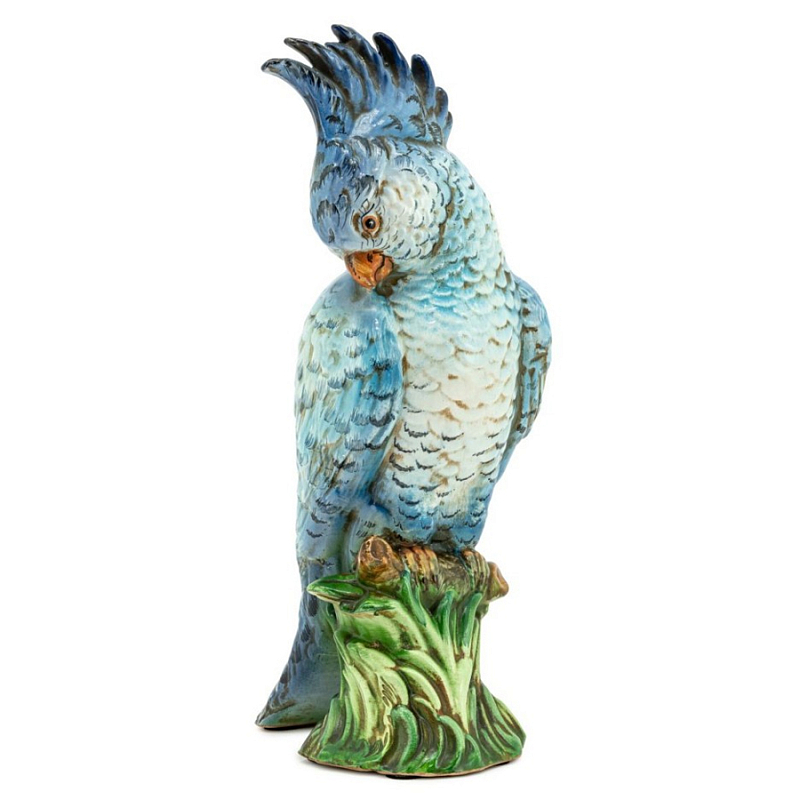 Статуэтка Parrot Blue White Голубой Белый Статуэтка Parrot Blue White Голубой Белый в Рязани | Loft Concept